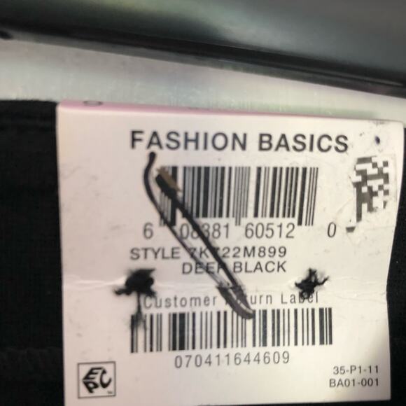 I.N.C.‎ International Concepts Women's Skinny Pants Size 6 Deep Black High-Waist - Picture 6 of 9